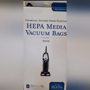 New Riccar Hepa Media Vacuum Bags R30D
